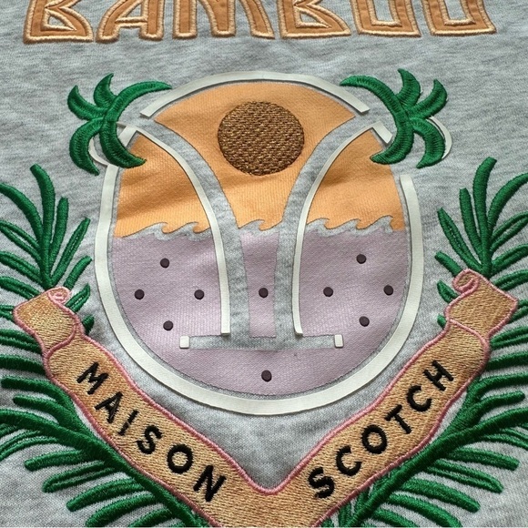 MAISON SCOTCH SCOTCH & SODA BAMBOO BEACH  SWEATSHIRT - M - Picture 6 of 12
